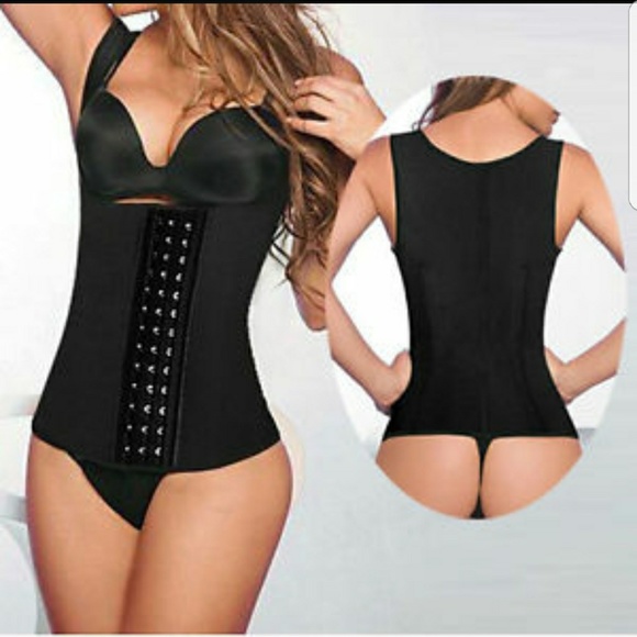 GREAT QUALITY LATEX VEST CORSET WAIST TRAINER - Picture 5 of 8
